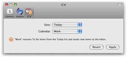 iCal Sync Dialog 3