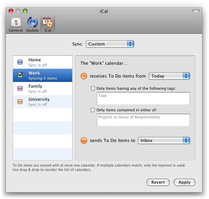 iCal Sync Dialog 4