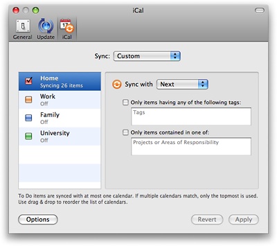 iCal Sync Screenshot 2