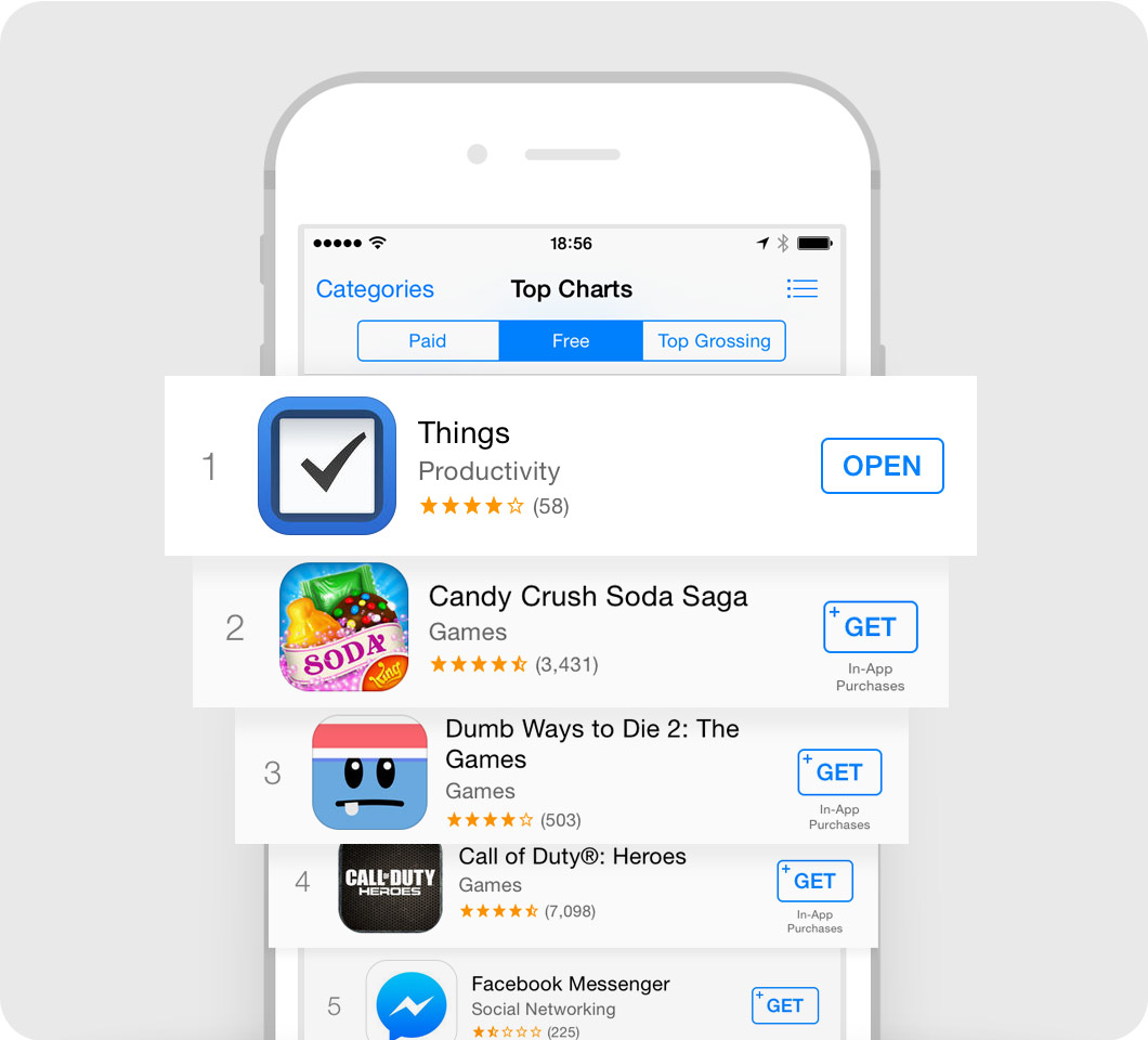 Things #1 in the App Store charts