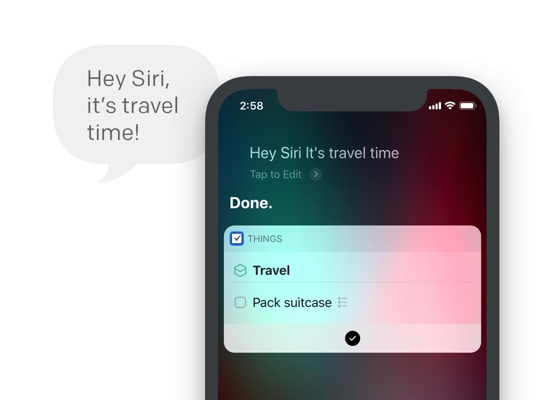 “Hey Siri, it’s travel time!”