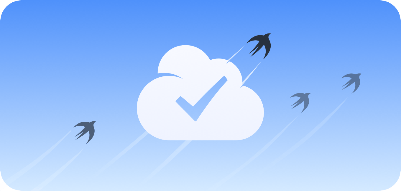 A swift cloud